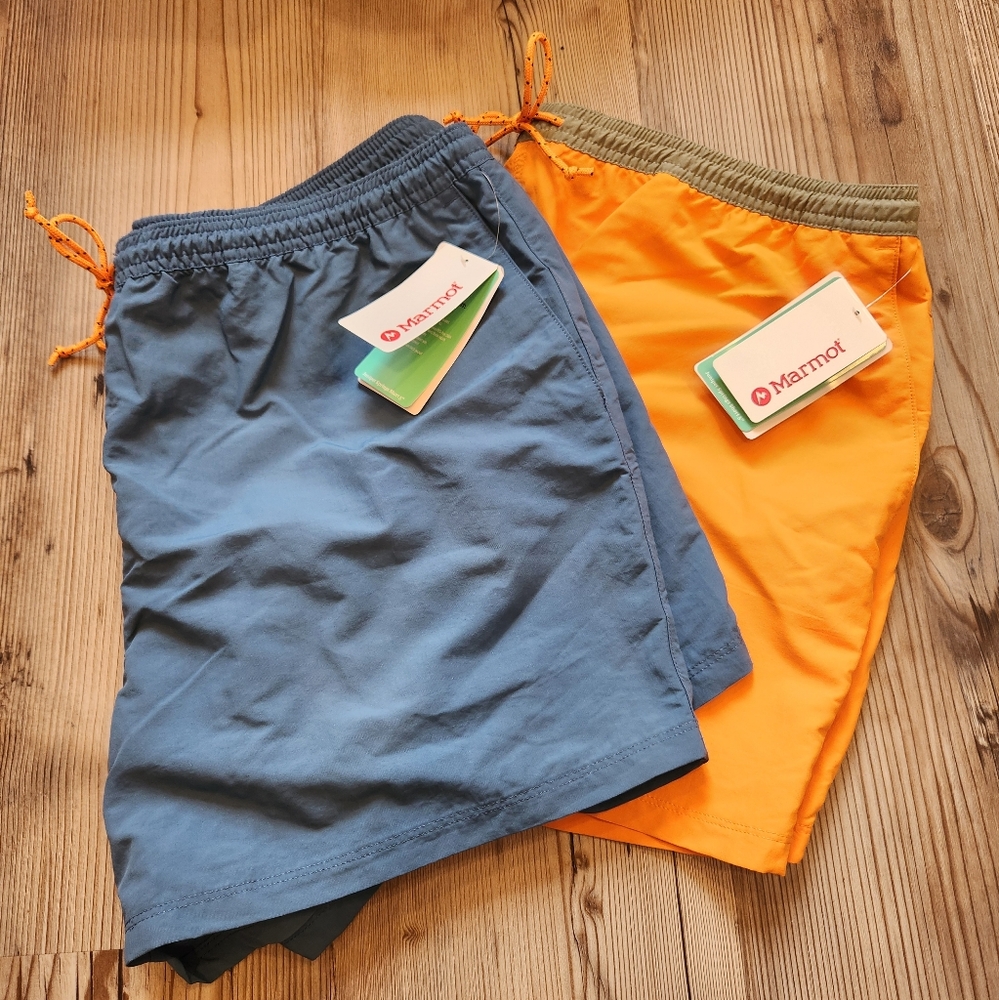 Marmot NWT Lot of 2 Juniper Springs Short Quick Dry Stretch Waist Men's XXL